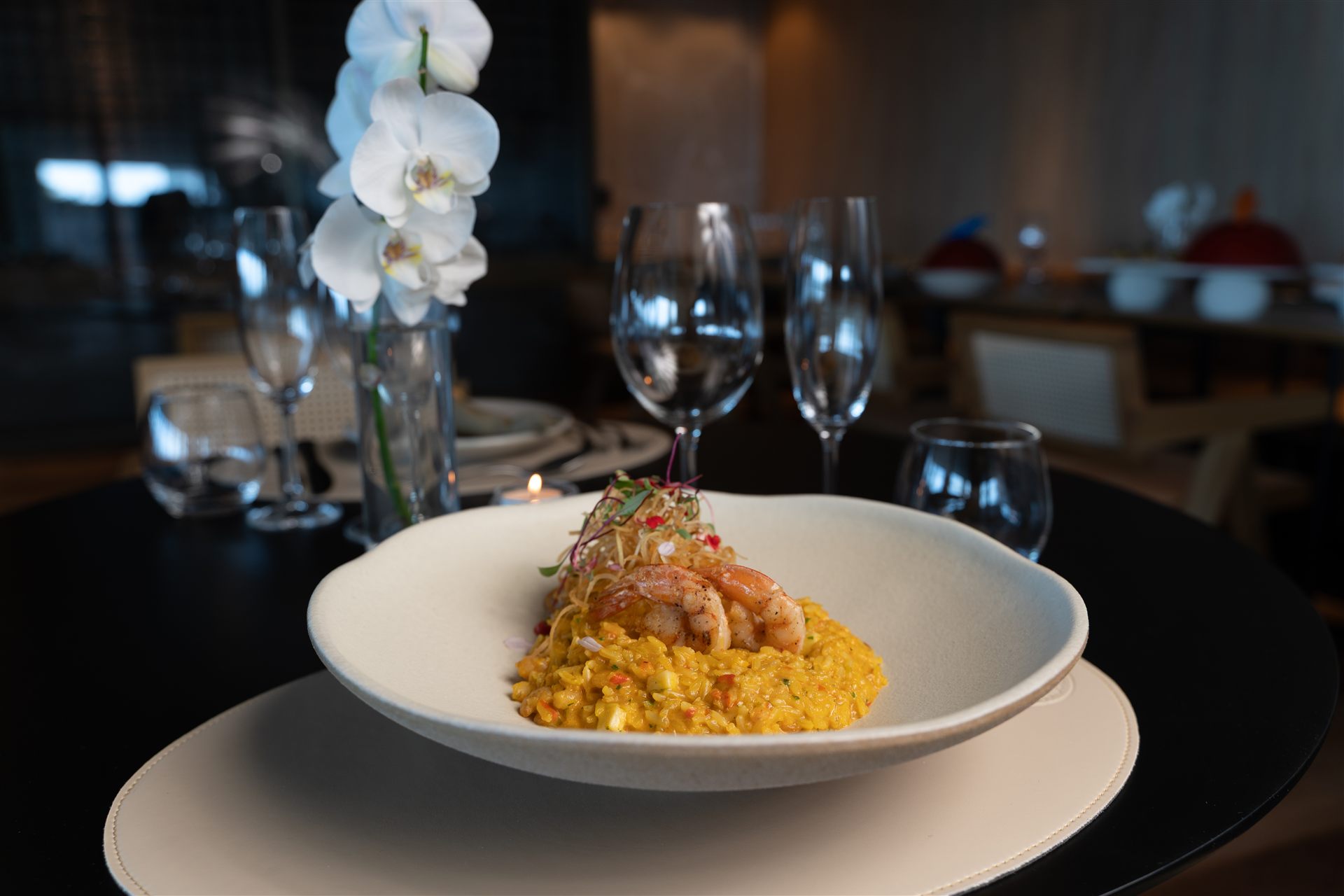 Arroz Cremoso de Camarão — Flor de Sal